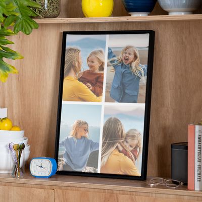 Collage su tela per la mamma