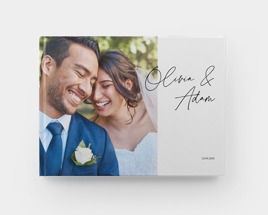 Fotolibro orizzontale grande con copertina rigida