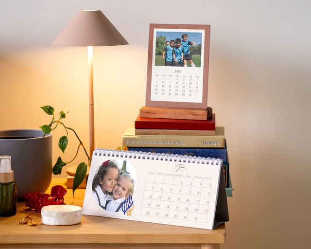 Calendario da tavolo personalizzato per gli insegnanti per mostrare e rivivere momenti significativi