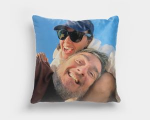 Cuscino con foto con un selfie di coppia