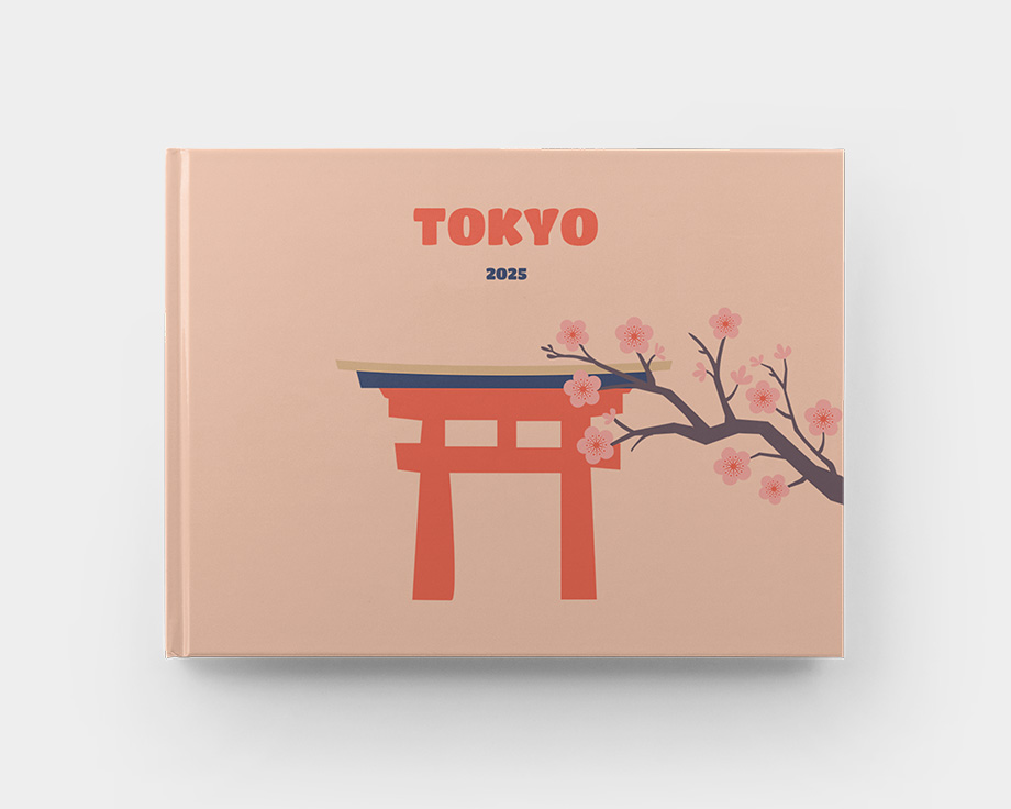 Fotolibro orizzontale con copertina rigida Tokyo