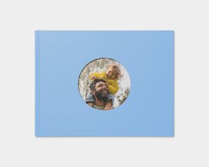 Fotolibro con finestra tonda