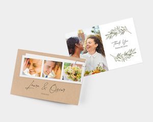 Biglietti di Ringraziamento Matrimonio