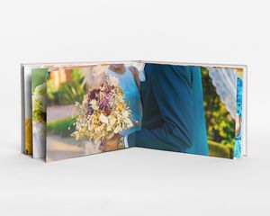 Fotolibro orizzontale L copertina rigida piatta