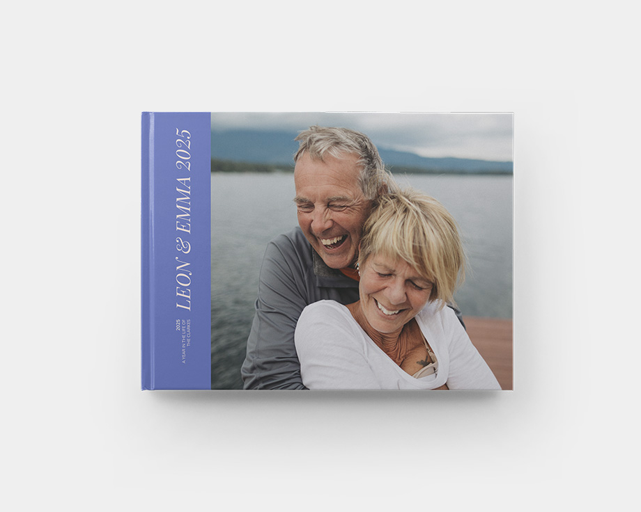 Fotolibro orizzontale grande con copertina rigida