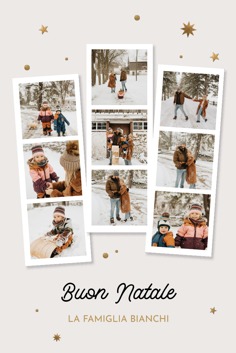 Biglietti — Pizzico di neve e stelle