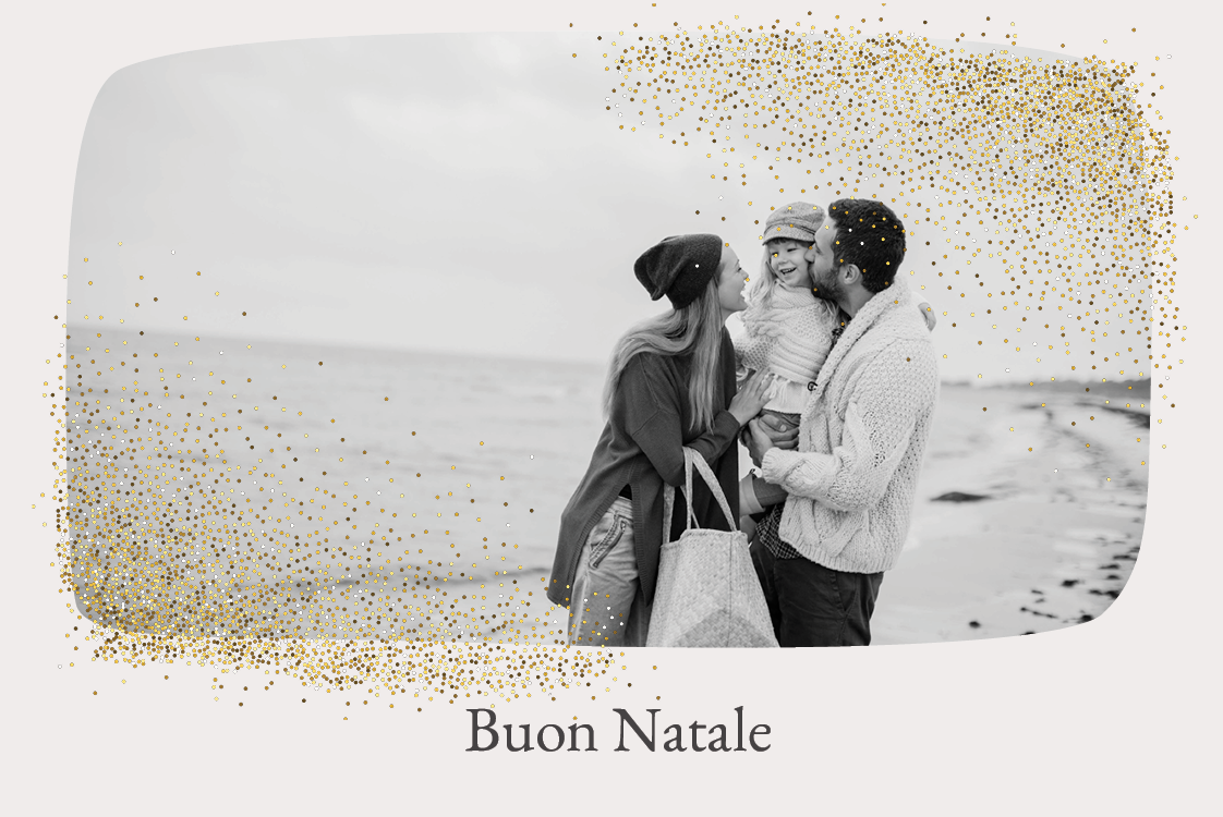 Biglietti — Decorazioni a pois d'oro