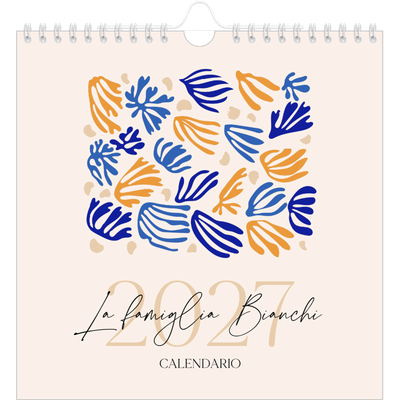 Calendari quadrati — Corallo [copertina]