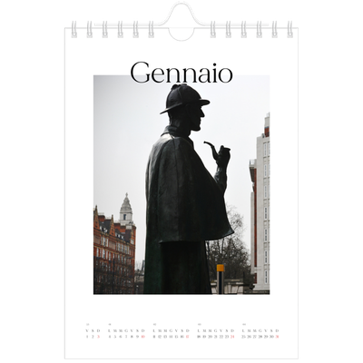 Calendario fotografico A5 — Il mio diario di viaggio [Gennaio]