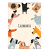 Calendario personalizzato A4 — Zampette di cane e scarabocchi [copertina]