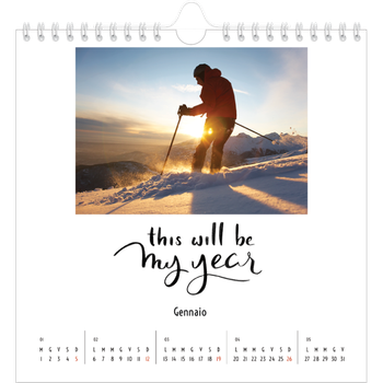 Calendario Fotografico Quadrato — Citazioni
