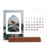 Calendario con supporto in legno orizzontale  — L'arco aperto [Aprile]