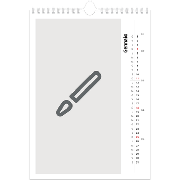 Calendario personalizzato A4 — Disegna il tuo prodotto