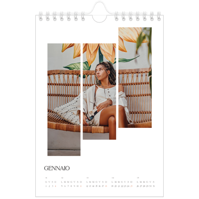 Calendario fotografico A5 — Mosaici di viaggio [Gennaio]