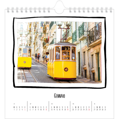 Calendari quadrati — Istantanee da album [Gennaio]