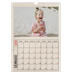 Calendario A3 verticale — Effetto timbro artigianale [Gennaio]