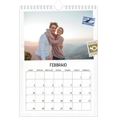 Calendario personalizzato A4 — Parts unknown [Febbraio]