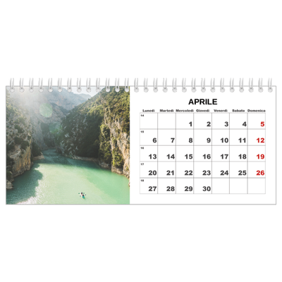 Calendari da tavolo — Foto semplice [Aprile]
