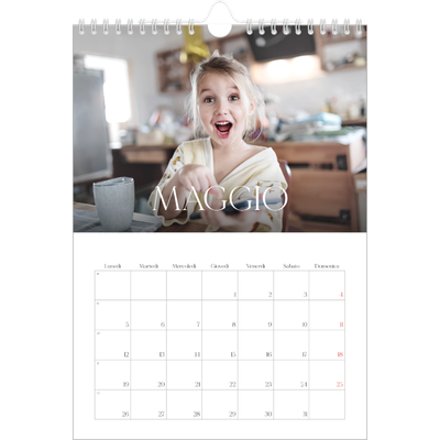 Calendario personalizzato A4 — Dodici grandi mesi [copertina]