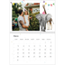 Calendario A4 Doppio — Animali ad acquerello [Marzo]