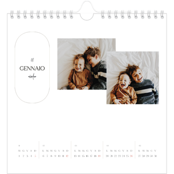 Calendario Fotografico Quadrato — Fare piani