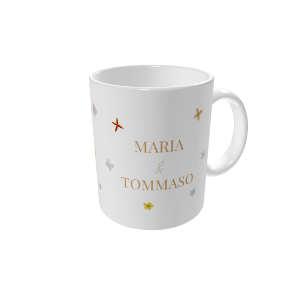 Tazze personalizzate — Coriandoli di petali