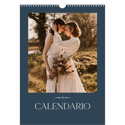 Calendario A3 verticale — Ardesia e grazie [copertina]