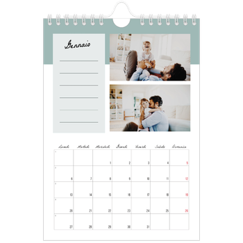 A5 Verticale — Calendario delle cose da fare