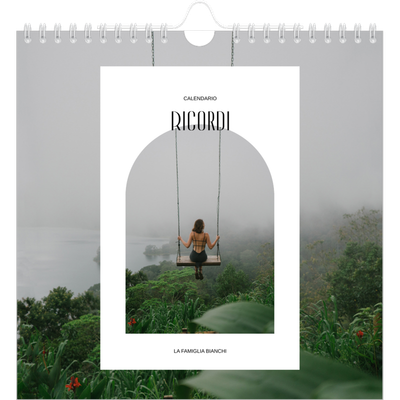 Calendari quadrati — L'arco aperto [copertina]