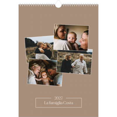 Calendario A3 verticale — Ricordi artigianali [copertina]