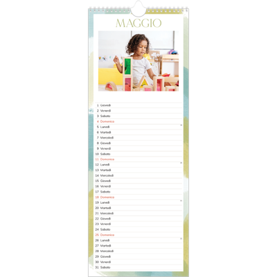 Calendario da cucina  — Effetto pennello [copertina]