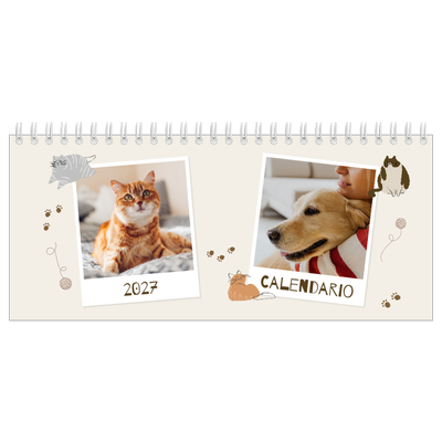 Calendari da tavolo — Gattino giocherellone [copertina]