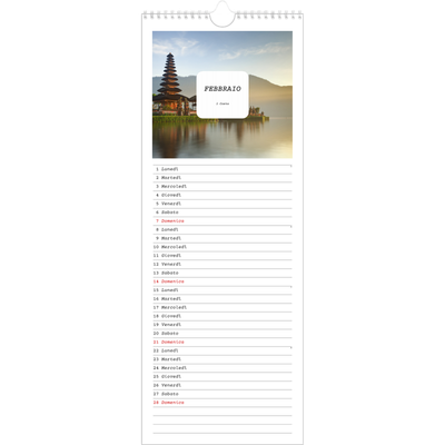 Calendario da cucina  — Tutta la storia [Febbraio]