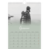 Calendario personalizzato A4 — Verde nebbioso [Gennaio]