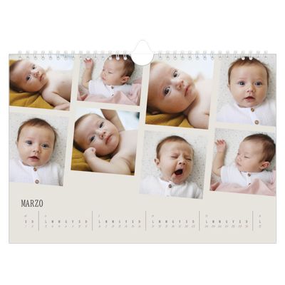 Calendario fotografico A4 — Ricordi in movimento [Marzo]