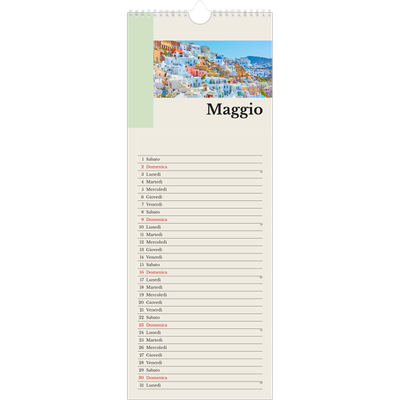 Calendario da cucina  — Vedute del mondo [Maggio]