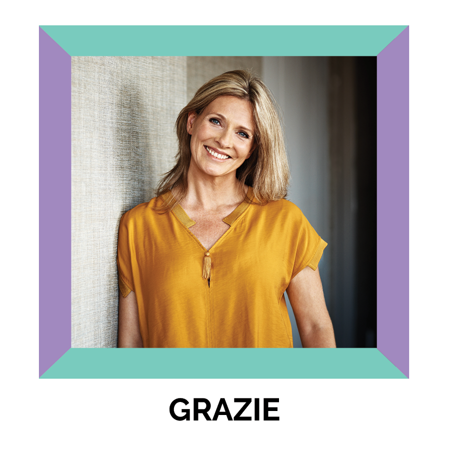 Biglietti di ringraziamento — Cornice bicolore