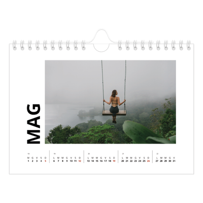 Calendario fotografico A5 — White space [copertina]