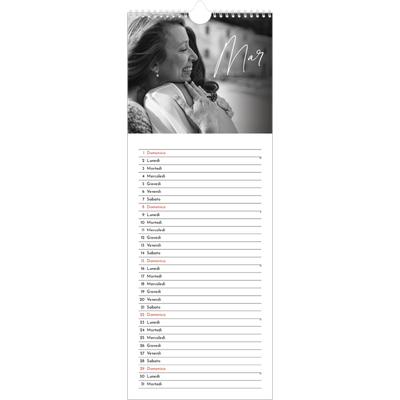 Calendario da cucina  — Scrittura elegante [Marzo]