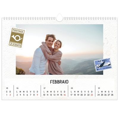 Calendario A3 orizzontale  — Parts unknown [Febbraio]