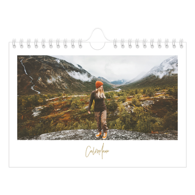 Calendario fotografico A5 — Testo scarabocchiato [copertina]