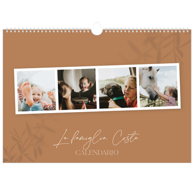 Calendario A3 orizzontale  — Con i piedi per terra [copertina]