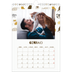 Calendario personalizzato A4 — Gattino giocherellone [Gennaio]