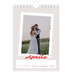 Calendario fotografico A5 — Firmato in cremisi [Aprile]