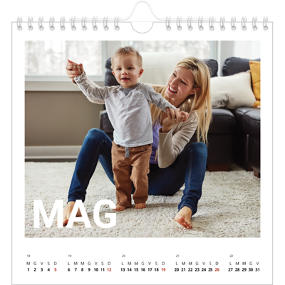 Calendari quadrati — Mese in grande [copertina]