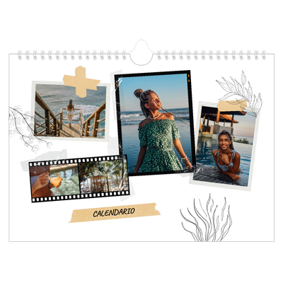 Calendario fotografico A4 — Album ricordi con stile [copertina]