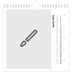 Calendari quadrati — Disegna il tuo prodotto [Aprile]
