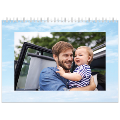 Calendario A4 Doppio — Paesaggio nuvoloso [copertina]