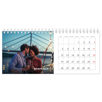 Calendario Fotografico da Tavolo — Scrittura semplice
