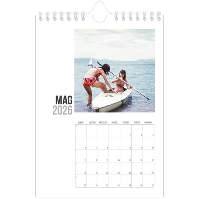 Calendario fotografico A5 — Testo abbreviato [copertina]